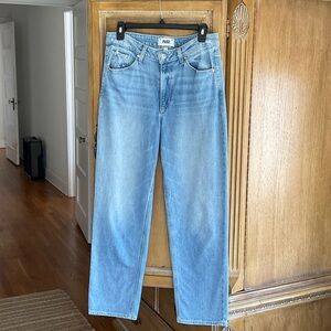 PAIGE Sarah Straight Ankle Jeans in Nightingale size 28 *pre-owned*